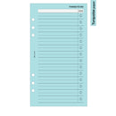 Personal size Things to do notepaper organiser refill | Coloured paper