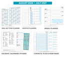 Academic 2026-2027 A5 size Monthly / Weekly lined diary organiser refill insert | Filofax A5 COMPATIBLE | 148 x 210mm