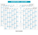 Academic 2026-2027 A5 size Workday planner organiser refill insert | Filofax A5 COMPATIBLE | 148 x 210mm