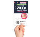 Academic 2026-2027 Week on two pages lined diary organiser refill insert | Filofax PERSONAL size COMPATIBLE | 95 x 171mm