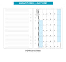 Academic 2026-2027 A5 size Workday planner organiser refill insert | Filofax A5 COMPATIBLE | 148 x 210mm