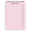 A5 things to do priority notepad | Spiral desk pad | Coloured and white paper