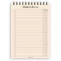 A5 things to do priority notepad | Spiral desk pad | Coloured and white paper