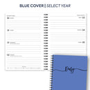 A5 Week on two pages lined spiral diary | Monthly/Weekly
