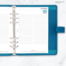 A5 size Day on one page diary with appointments organiser refill | Monthly / Daily | Classic collection