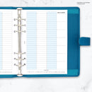 A5 size Family life planner organiser refill | Classic collection