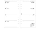 Personal size Week On Two Pages diary organiser refill | Essential