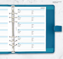 A5 size contacts notepaper organiser refill | Classic collection