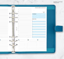 A5 size Undated workday planner organiser refill | Classic collection
