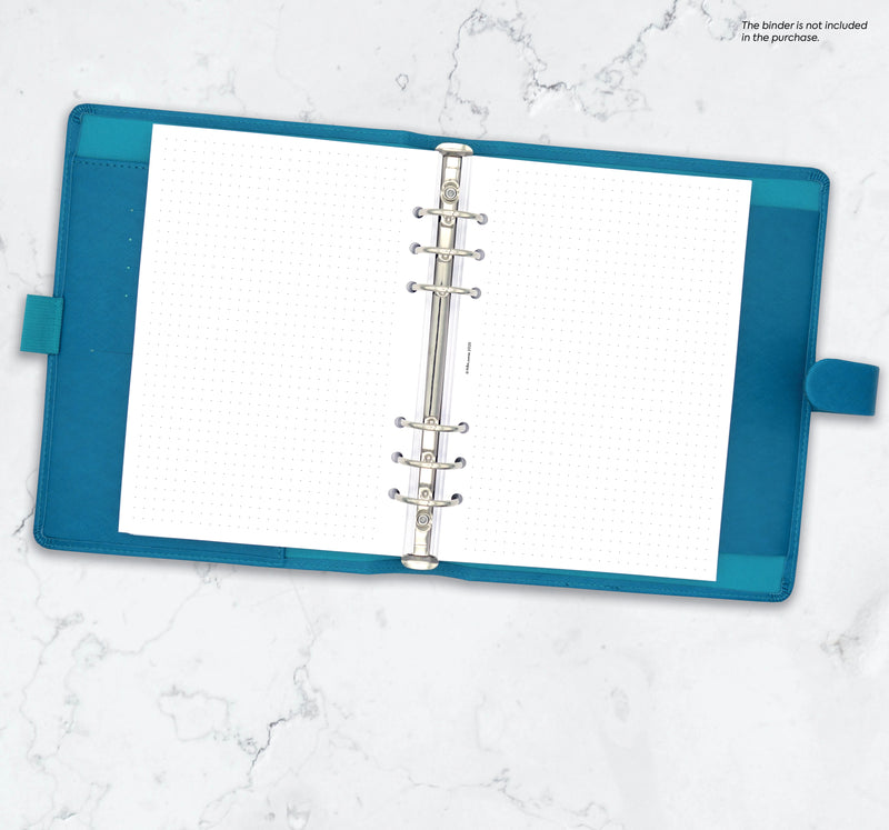 A5 size Dotted notepaper organiser refill | Essential