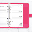 Personal size Week On Two Pages lined diary organiser refill | Essential