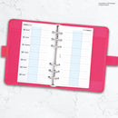 Personal size Family life planner organiser refill | Monthly/Weekly | Classic collection