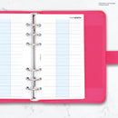 Personal size Family life planner organiser refill | Monthly/Weekly | Classic collection