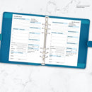 A5 size Wellness tracker organiser refill | Classic collection