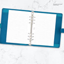 A5 size wide-ruled notepaper organiser refill | Essential
